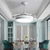 cheap Ceiling Fan Lights-LED Ceiling Fans 108cm 1-Light Dimmable Painted Finishes Metal Acrylic  Modern Nordic Style Bedroom Dining room ONLY DIMMABLE WITH REMOTE CONTROL