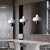 voordelige Eilandlichten-led hanglamp warm wit inbouw plafondlamp 26cm metaal/glas led plafondlamp moderne ronde plafondlamp plafondlamp voor woonkamer gang