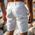 abordables pantalones cortos de trabajo-Hombre Pantalón corto Pantalones cortos chinos Bermudas pantalones cortos de trabajo Cremallera Bolsillo Plano Comodidad Suave Longitud de la rodilla Exterior Casual Diario Moda Ropa de calle Negro