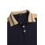 billiga klassisk polo-Herr POLO Shirt Knapp upp Polos Ledigt Helgdag Kavajslag Kortärmad Mode Grundläggande Färgblock Lappverk Broderad Sommar Normal Vin Svart Marinblå Grön POLO Shirt