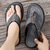 cheap Outdoor Sandals-Men&#039;s Leather Sandals Summer Sandals Slippers &amp; Flip-Flops Retro Walking Casual Daily Vacation Beach Comfortable Shoes Dark Grey Dark Brown