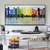 cheap Oil Paintings-Abstract city Paitning hand painted on Canvas Textured New york city oil painting handmade Wall Art Colorful city Wall Decor Bright painting Large Modern Art PIanting for Hotel wall decoration