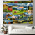 cheap Landscape Tapestry-Countryside Trees Landscape Hanging Tapestry Wall Art Large Tapestry Mural Decor Photograph Backdrop Blanket Curtain Home Bedroom Living Room Decoration