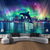 cheap Landscape Tapestry-Aurora Northern Lights Hanging Tapestry Wall Art Large Tapestry Mural Decor Photograph Backdrop Blanket Curtain Home Bedroom Living Room Decoration