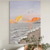 cheap Oil Paintings-Hand painted 3D minimalism abstract canvas painting handmade tonal wave art textured mountain sea painting wall art wabi-sabi wall art painting for living room painting stylish room decoration