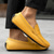 ieftine Loafers casual-Bărbați Mocasini &amp; Balerini Mocasini confortabili Mocasini Penny Piele Comfortabil Anti-Alunecare Loafer Argintiu Negru Alb