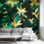 cheap Floral &amp; Plants Wallpaper-Cool Wallpapers Wall Mural Green Golden Leaves Wallpaper Wall Sticker Covering Print Adhesive Required Canvas Home Décor