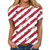 cheap Women&#039;s Collection-Independence Day July 4 USA Flag T-shirt Cartoon Manga USA Flag Harajuku Graphic Kawaii For Women&#039;s Adults&#039; Masquerade 4th of July 3D Print Festival