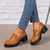 cheap Women&#039;s Slip-Ons &amp; Loafers-Women&#039;s Chunky Platform Loafers – Black Slip-On Round Toe Lug Sole Shoes for Casual &amp; Office Wear