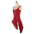 cheap Figure Skating Dresses-Figure Skating Dress Women&#039;s Girls&#039; Ice Skating Dress Burgundy Patchwork Open Back Mesh Spandex Stretchy Training Practice Professional Skating Wear Thermal Warm Crystal / Rhinestone Sleeveless Ice