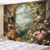cheap Landscape Tapestry-Valentine&#039;s Day Colorful Flowers Field Hanging Tapestry Wall Art Large Tapestry Mural Decor Photograph Backdrop Blanket Curtain Home Bedroom Living Room Decoration