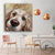 cheap Abstract Paintings-Hand paited Abstract Pet Portrait painting handmade Large gold dogs Painting for Nursery Gold Painting for Walls Retriever Painting as a Gift to Favorite Pet Labrador Colorful Art oil painting
