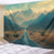 cheap Landscape Tapestry-Countryside Trees Landscape Hanging Tapestry Wall Art Large Tapestry Mural Decor Photograph Backdrop Blanket Curtain Home Bedroom Living Room Decoration