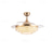 abordables Ventilateurs de plafond lumineux-Ventilateur de plafond LED globe suspendu au plafond sur table 1 lumière 90/105 cm design unique 3 couleurs en métal galvanisé style nordique moderne chambre à coucher 110-240 V