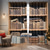 cheap Curtains &amp; Drapes-Vintage Bookshelf Blackout Curtains Door Insulation Outdoor Balcony Rest Living Room Home Decoration 2-piece Set of 3d Digital Printing Perforated