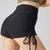 baratos Shorts e motociclistas de ioga-Mulheres Shorts de Academia Shorts de ioga Calções De Treino Com Cordão Cintura Alta Pilates Treino de Ginástica Exercite-se Calção Côr Sólida Preto Azul Marron Esportes Roupas Esportivas Com Stretch