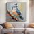 voordelige Olieverfschilderijen-handgemaakte abstracte herten olieverfschilderij op canvas getextureerde kunst aan de muur dier schilderij getextureerde herten schilderij abstracte kunst aan de muur getextureerde vogel papegaaien