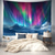 cheap Landscape Tapestry-Aurora Northern Lights Hanging Tapestry Wall Art Large Tapestry Mural Decor Photograph Backdrop Blanket Curtain Home Bedroom Living Room Decoration