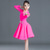 cheap Latin Dancewear-Latin Dance Kids&#039; Dancewear Dress Pure Color Splicing Girls&#039; Performance Training Long Sleeve High Polyester