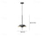 economico Luci a sospensione-lampada a sospensione a led isola cucina lampada a sospensione 1 luce 30 cm design singolo metallo finiture verniciate camera da letto moderna in stile nordico sala da pranzo 110-240v