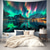cheap Landscape Tapestry-Aurora Northern Lights Hanging Tapestry Wall Art Large Tapestry Mural Decor Photograph Backdrop Blanket Curtain Home Bedroom Living Room Decoration