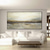 cheap Abstract Paintings-large wall art Minimalist Abstract Mountain Painting hand painted Extra large Landscape foil painting wall art gray gold canvas painting on canvas abstract painting for Living room painting