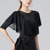 cheap Latin Dancewear-Latin Dance Ballroom Dance Top Ruffles Pure Color Splicing Women&#039;s Performance Training Half Sleeve High Cotton Blend