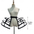 abordables jupon-Rétro Vintage Rococo Baroque Jupe à cerceaux Sous jupe Agitation Princesse Mariée Robe de bal Déguisement Femmes Fille Royal Carnaval Mascarade Performance Mariage Soirée Adulte Jupon