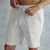cheap Linen Shorts-Men&#039;s Shorts Linen Shorts Summer Shorts Pocket Drawstring Elastic Waist Plain Comfort Breathable Short Casual Holiday Going out 100% Cotton Fashion Streetwear Black White