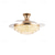 abordables Ventilateurs de plafond lumineux-Ventilateur de plafond LED globe suspendu au plafond sur table 1 lumière 90/105 cm design unique 3 couleurs en métal galvanisé style nordique moderne chambre à coucher 110-240 V