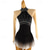 cheap Figure Skating Dresses-Figure Skating Dress Women&#039;s Girls&#039; Ice Skating Dress Black Patchwork Open Back Mesh Spandex High Elasticity Training Practice Professional Skating Wear Classic Crystal / Rhinestone Long Sleeve Ice