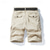 economico Classico-Per uomo Pantaloncini tattici Pantaloncini modello cargo Pantaloncini Maglia da escursione Bottoni Vita elastica Multi tasca Liscio Indossabile Breve Esterno Giornaliero Campeggio e hiking Di