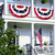 abordables Décoration du Jour de l&amp;#39;Indépendance-Lot de 2 drapeaux plissés patriotiques américains 3x6 pieds 4 juillet jour de l&#039;indépendance grands drapeaux américains banderoles patriotiques étoiles rayures plissées drapeau américain bannières décorations rouge blanc bleu