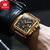 cheap Quartz Watches-OLEVS Men Quartz Watch Creative Outdoor Sports Fashion Luminous Calendar Chronograph Waterproof Leather Watch