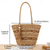 cheap Handbag &amp; Totes-Women&#039;s Boho Chic Handwoven Straw Tote Bag with Tassel Detail - Perfect Beach and Market Companion