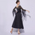cheap Ballroom Dancewear-Ballroom Dance Dress Pure Color Splicing Crystals / Rhinestones Women&#039;s Performance Training Long Sleeve Mesh Milk Fiber