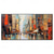 cheap Oil Paintings-Handmade Oil Painting Canvas Wall Art Decoration Modern Abstract Architectural Streetscape for Home Living Room Decor Rolled Frameless Unstretched Painting