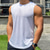 cheap Men&#039;s Running Tee &amp; Tank Tops-Men&#039;s Workout Tank Top Running Tank Top Gym Tank Top Sleeveless Vest / Gilet Casual Athleisure Breathable Quick Dry Soft Gym Workout Running Walking Sportswear Activewear Solid Colored Black White