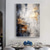 cheap Oil Paintings-Gray Gold Textured Paintinghandmade  Abstract Painting Hand-painted gold foil Acrylic Paintings Minimalist artwork Wall Art painting  for Living Room bedroom artwork