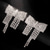 cheap Earrings-Women&#039;s Stud Earrings Geometrical Precious Bowknot Personalized Stylish Imitation Diamond Earrings Jewelry Silver / Gold For Wedding Party Daily 1 Pair