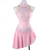economico Abiti da Pattinaggio Artistico-Vestito da pattinaggio artistico Per donna Da ragazza Pattinaggio sul ghiaccio Vestiti Rosa Collage Scollatura posteriore Retato Elastene Elevata elasticità Addestramento Da allenamento Professionale