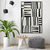 cheap Oil Paintings-Handmade Oil Painting Canvas Wall Art Decoration Abstract Black and White Minimalism Modern for Home Decor Rolled Frameless Unstretched Painting