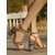cheap Block Heels-Women&#039;s Boho-Chic Patterned Strap Heels with Textured Block Heel - Perfect for Summer Festivals