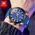 abordables Montres à quartz-OLEVS Hommes Montres à quartz Extérieur Sportif Mode Montre Bracelet Lumineux Calendrier Chronographe IMPERMÉABLE Gel de Silicone Suivre
