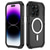 cheap iPhone Cases-Phone Case For iPhone 15 Pro Max iPhone 14 Pro Max Back Cover Magnetic Adsorption Translucent Support Wireless Charging Shockproof PC Metal Silicone