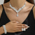 cheap Jewelry Sets-Bridal Jewelry Sets Three-piece Suit Rhinestone Imitation Diamond 1 Necklace 1 Bracelet Earrings Women&#039;s Elegant Sweet Lovely Classic Drop Precious Jewelry Set For Wedding Gift