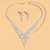 cheap Jewelry Sets-Jewelry Set 3pcs Rhinestone Alloy Earrings Necklace Women&#039;s Elegant Vintage Fashion Geometrical Geometric Jewelry Set For Wedding Party Anniversary