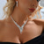 cheap Jewelry Sets-Jewelry Set 3pcs Rhinestone Alloy Earrings Necklace Women&#039;s Elegant Vintage Fashion Geometrical Geometric Jewelry Set For Wedding Party Anniversary