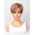 cheap Older Wigs-Synthetic Wig Natural Straight Short Bob Wig 8 inch Bleached Blonde Synthetic Hair Women&#039;s Multi-color