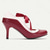 cheap 1950s-Elegant Vintage Two-Tone Red and White Ribbon-Tie Pumps for Women - Stylish High Heel Dress Shoes